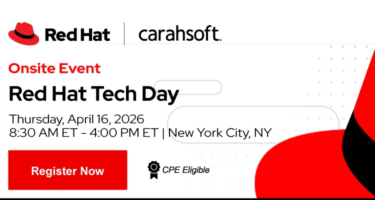 Red Hat Tech Day Event Banner