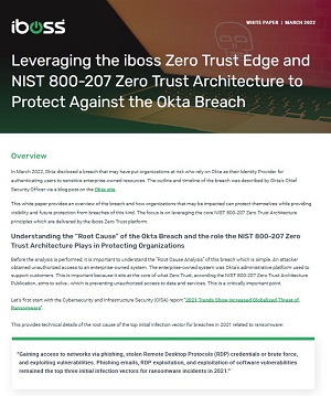 Leveraging the iboss Zero Trust SASE and NIST 800-207 Zero Trust Architecture