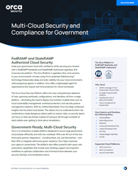 Multi-Cloud Security and Compliance for Government