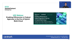 HPE Webinar: Enabling Efficiencies in Federal Agencies in the Era of Hybrid Multi-Cloud