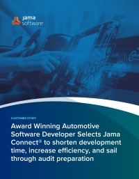 Apex.AI Selects Jama Connect® to Shorten Development Time, Increase Efficiency, and Sail Through Audit Preparation