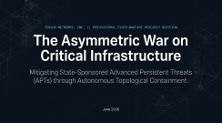 The Asymmetric War on Critical Infrastructure