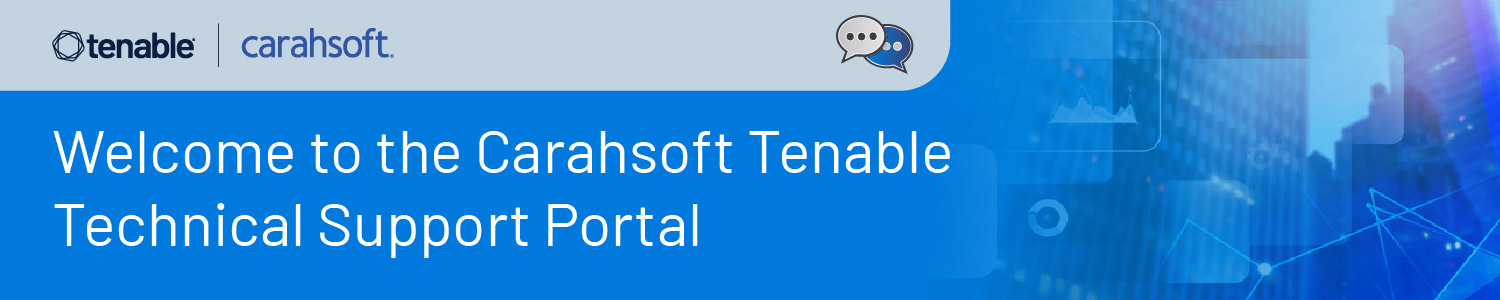 Tenable Technical Support Banner