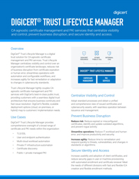 Trust Lifecycle Manager