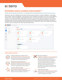 Exterro Data Source Discovery