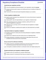 Regulatory Compliance Checklist