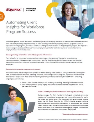 Automating Client Insights for Workforce Program Success