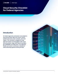 Cloud Security Checklist for Federal Agencies