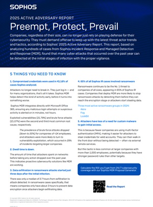 Preempt, Protect, Prevail