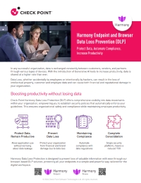 Harmony Endpoint and Browser Data Loss Prevention (DLP)