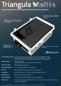 Triangula Wallie - Aqustic sensor for the Triangula Gunshot Detection System