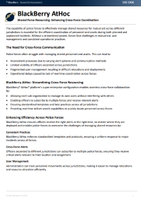 BlackBerry AtHoc: Shared Force Resourcing: Enhancing Cross-Force Coordination