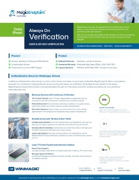 MagicEndpoint Always On Verification Datasheet