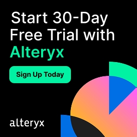 Free 30 Day Trial - Alteryx