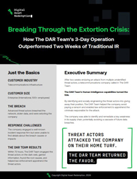 Breaking Through the Extortion Crisis