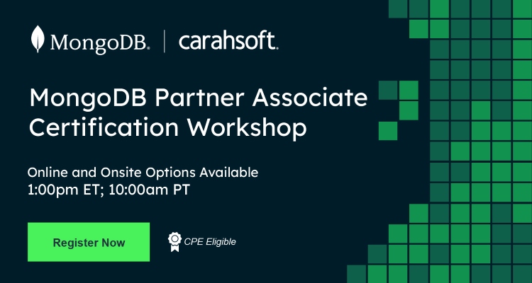 MongoDB Partner Associate Certification Workshop Event Banner