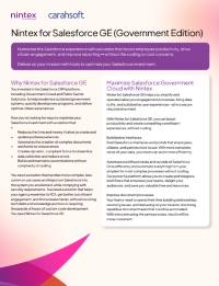 Nintex for Salesforce GE (Government Edition)