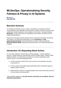 MLSecOps: Operationalizing Security, Fairness & Privacy in AI Systems