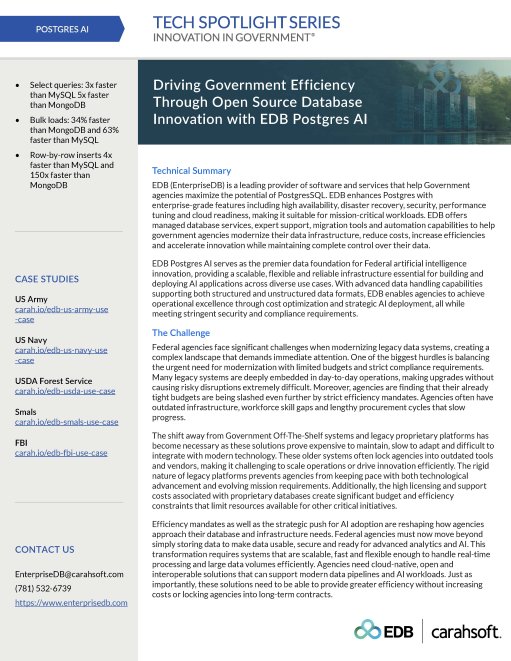 Tech Spotlight EDB Postgres AI 2025