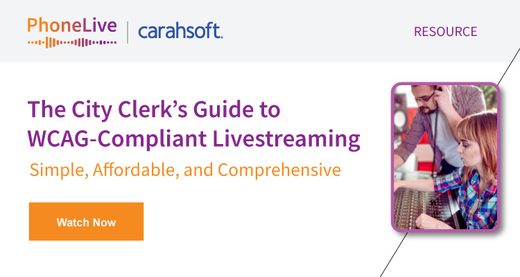 The City Clerk's Guide to WCAG-Compliant Livestreaming