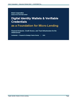 Digital Identity Wallets & Verifiable Credentials as a Foundation for Micro- Lending