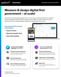 Measure & Design Digital First Government – at Scale!