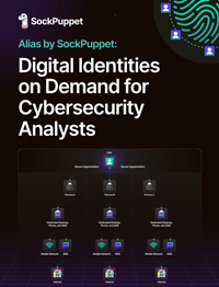 Digital Identities on Demand for Cybersecurity Analysts