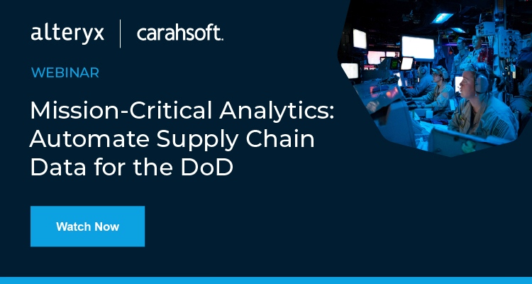 Mission-Critical Analytics - Automate Supply Chain Data for the DoD