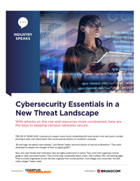 Cybersecurity Essentials in a New Threat Landscape