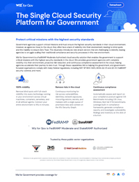 The Single Cloud Security Platform for Government