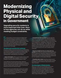 Modernizing Physical and Digital Security in Government