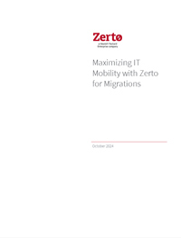 Maximizing IT Mobility with Zerto for Migrations