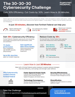 The 30-30-30 Cybersecurity Challenge