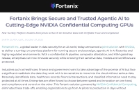 Fortanix Brings Secure and Trusted Agentic AI to Cutting-Edge NVIDIA Confidential Computing GPUs