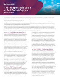 The Indispensable Value of Full Packet Capture