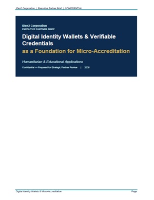 Digital Identity Wallets & Verifiable Credentials as a Foundation for Micro-Accreditation