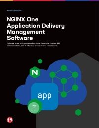 NGINX One Application Delivery Management Software