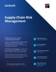 Supply-Chain Risk Management