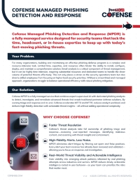 Datasheet: Cofense Managed Phishing Detection and Response