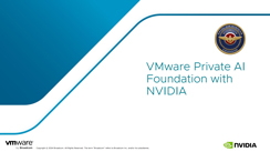 VMware Private AI Foundation with NVIDIA