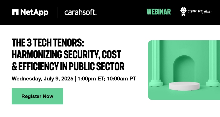 The 3 Tech Tenors: Harmonizing Security, Cost & Efficiency in Public Sector Event Banner