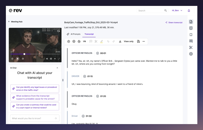 AI-Powered Transcription