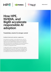 How HPE, NVIDIA, and BigID accelerate responsible AI adoption