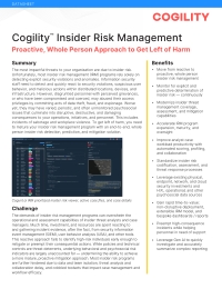 Cogility Insider Risk Management
