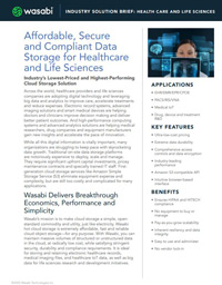 Affordable, Secure, and Compliant Data Storage for Healthcare and Life Sciences