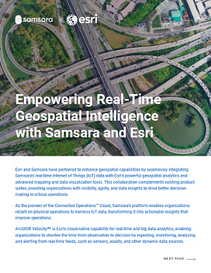 Empowering Real-Time Geospatial Intelligence with Samsara and Esri