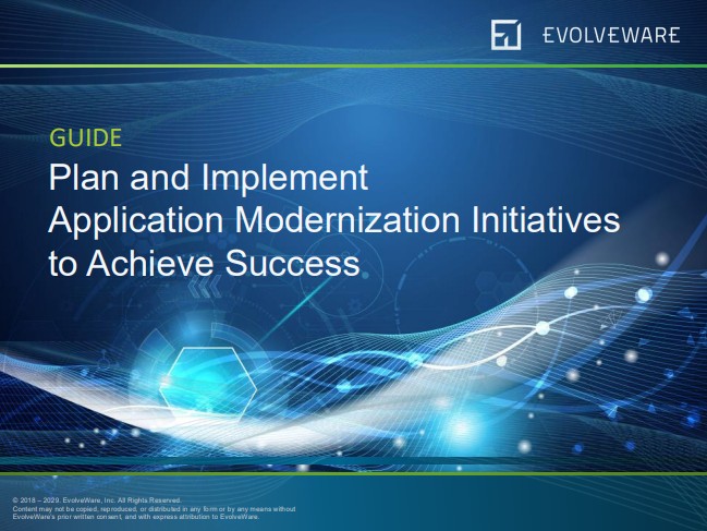 Plan and Implement Application Modernization Initiatives to Achieve Success