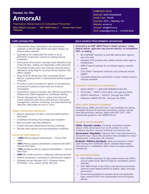 Capability Statement