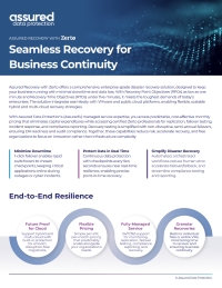Seamless Recovery for Business Continuity