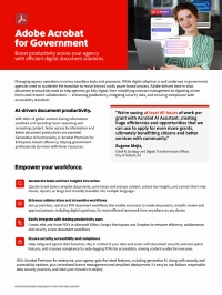 Adobe Acrobat for Government